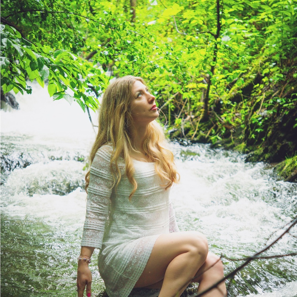 Elegant Lace White Dress